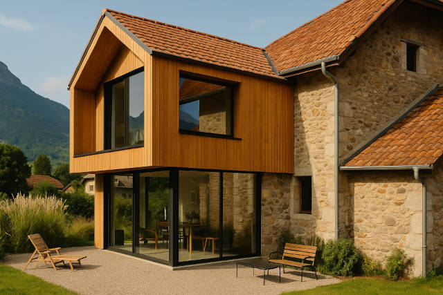 Extension maison Haute-Savoie, près d'Annecy