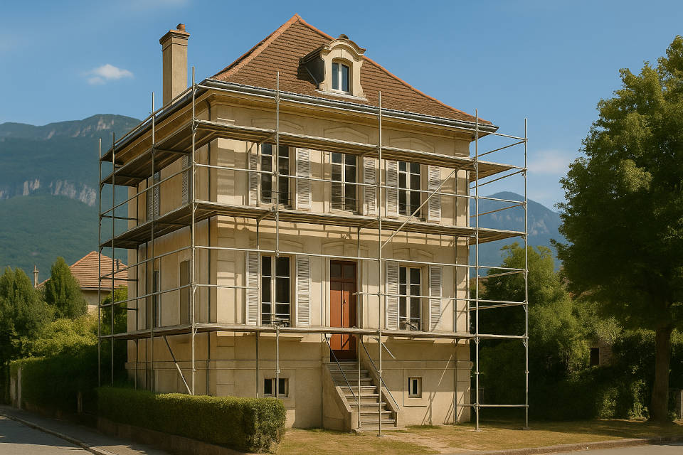 Rénovation maison Aix-les-Bains - façades