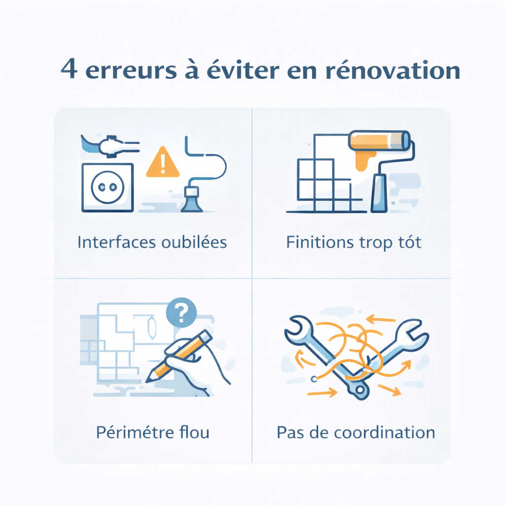 4 erreurs à éviter en rénovation