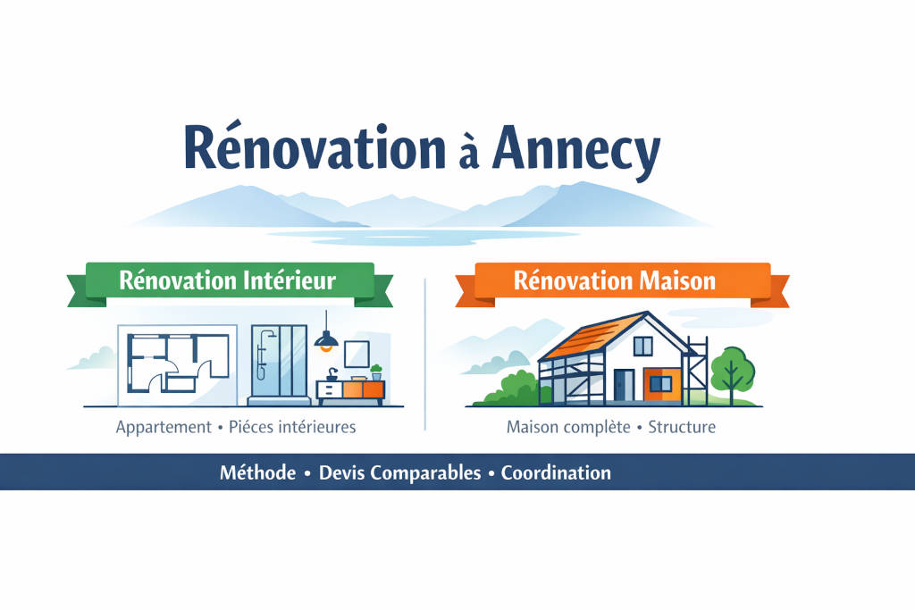Rénovation Annecy : maison, intérieur