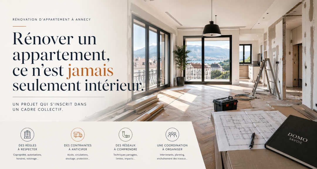 Rénovation d'appartement à Annecy